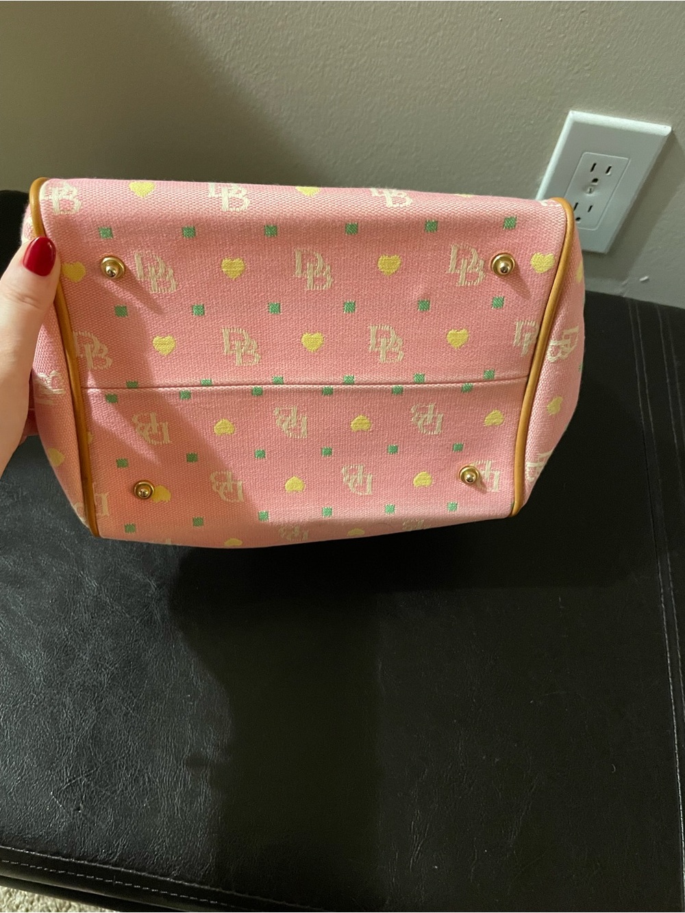 Dooney & Bourke Pink Baby Satchel - Picture 3 of 9